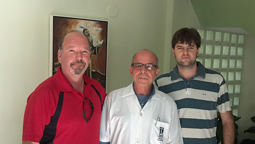 Dr Antonio Miele, Dr Bruno Ribeiro, Dr Riccardo Palhares